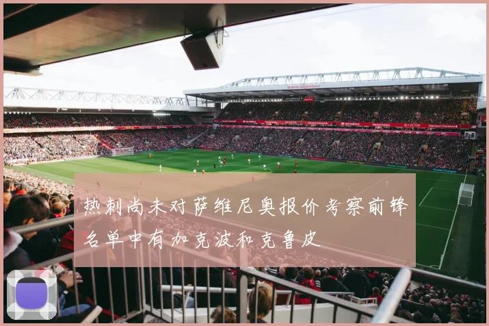 热刺尚未对萨维尼奥报价考察前锋名单中有加克波和克鲁皮
